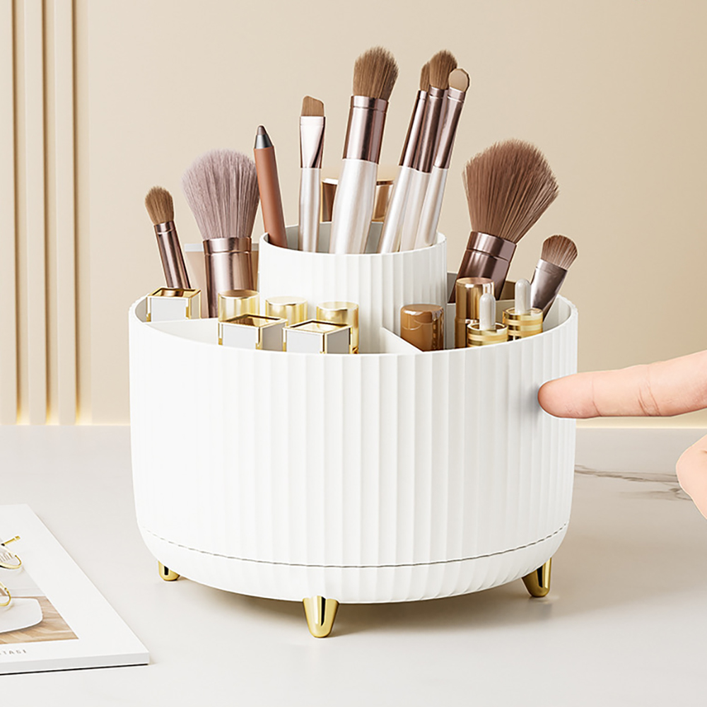Beauty Makeup Lipstick - 360-roterende make-up desktop cosmetische opbergdoos organisator
