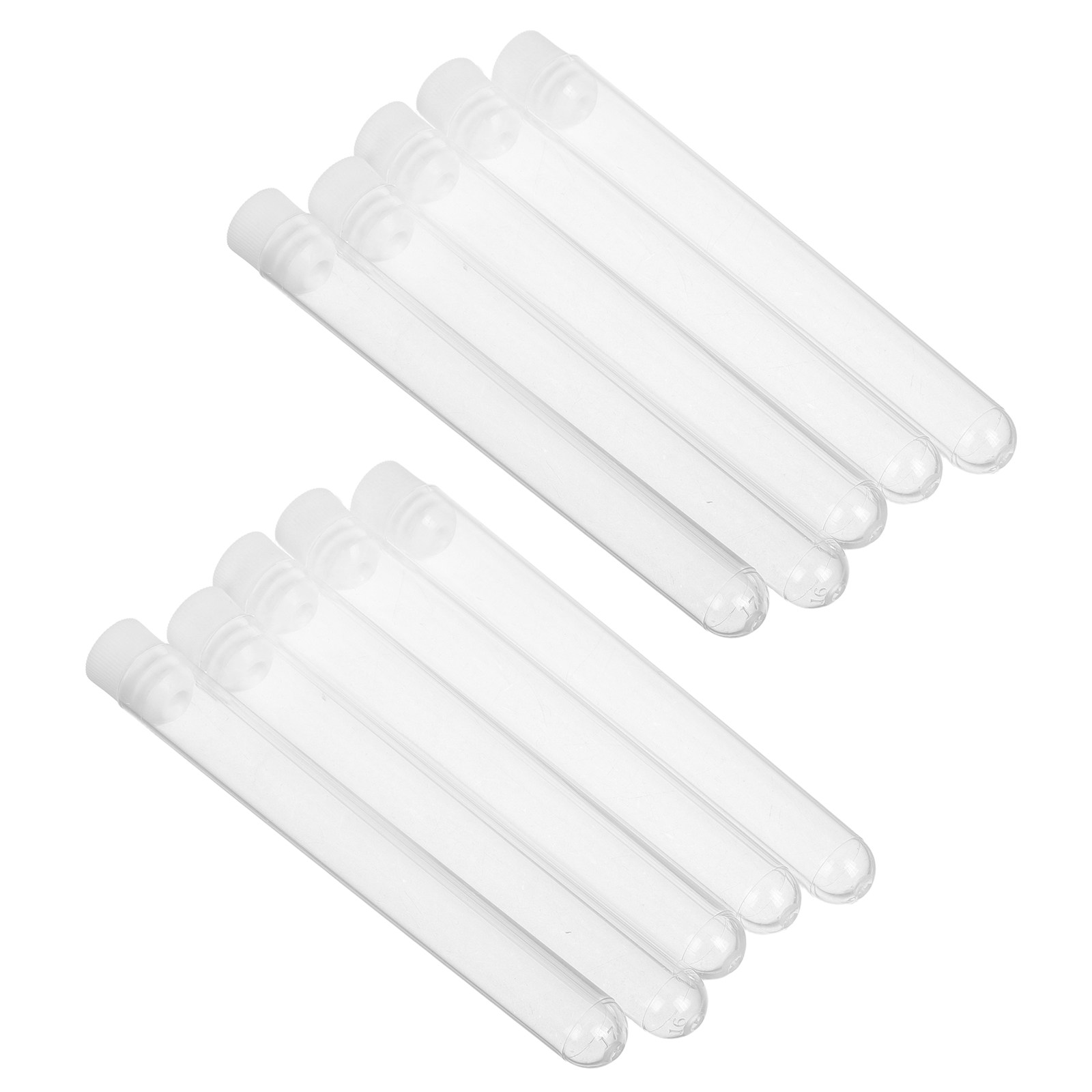 Beauty Makeup Kit - 15-delige opbergdoos voor make-upborstels, transparante reageerbuizen,