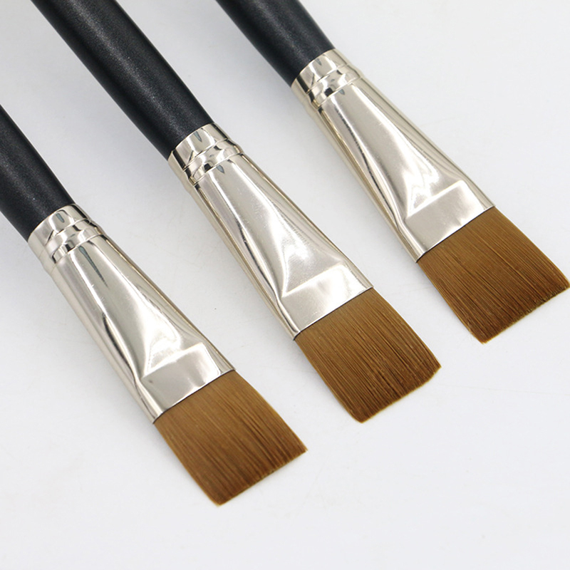 Beauty Makeup Women - 【L】Platte vierkante foundationkwast Zachte haarconcealerborstel BB