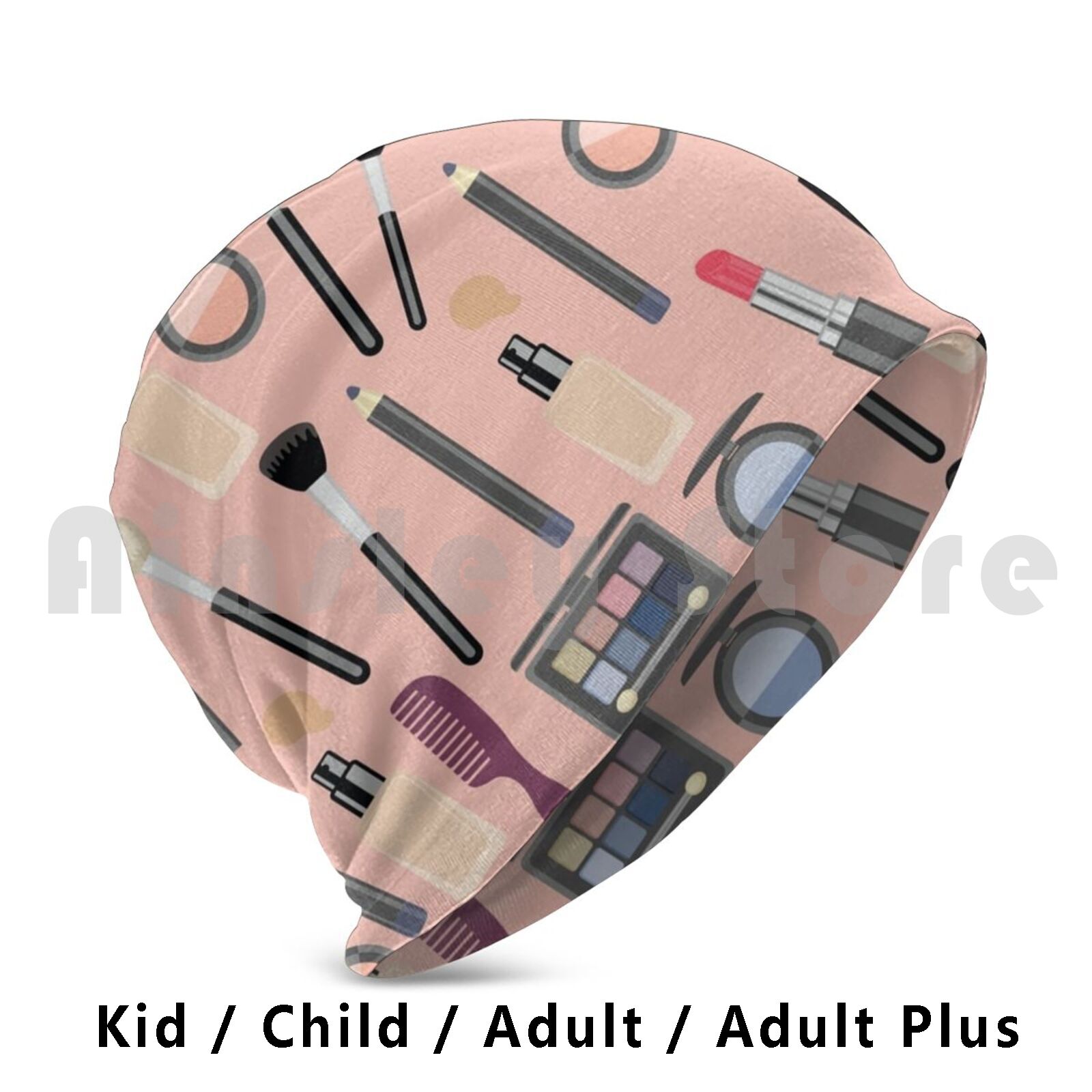 Beauty Makeup Vector - Make-upkit Mutsen Pullover Cap Comfortabele make-upkit