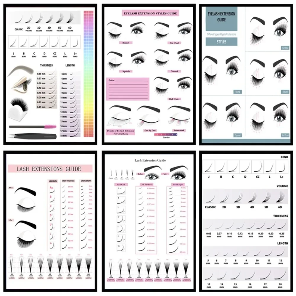 Beauty No Makeup - Canvas Schilderij HD Print Muurposter Wimperverlenging