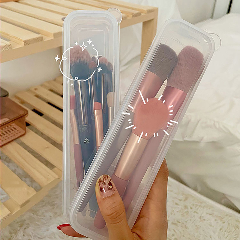 Beauty Makeup Women - Make-up Borstel Organisator Transparant Met Cover