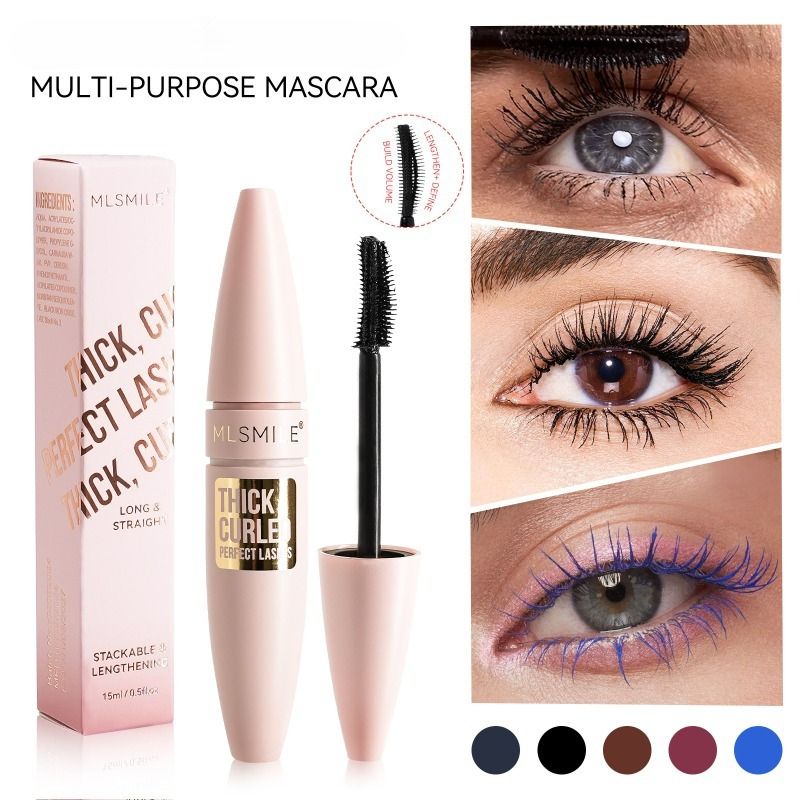 Beauty Makeup Stores - Kleurrijke Mascara Zwart en Kleuren Volumizing