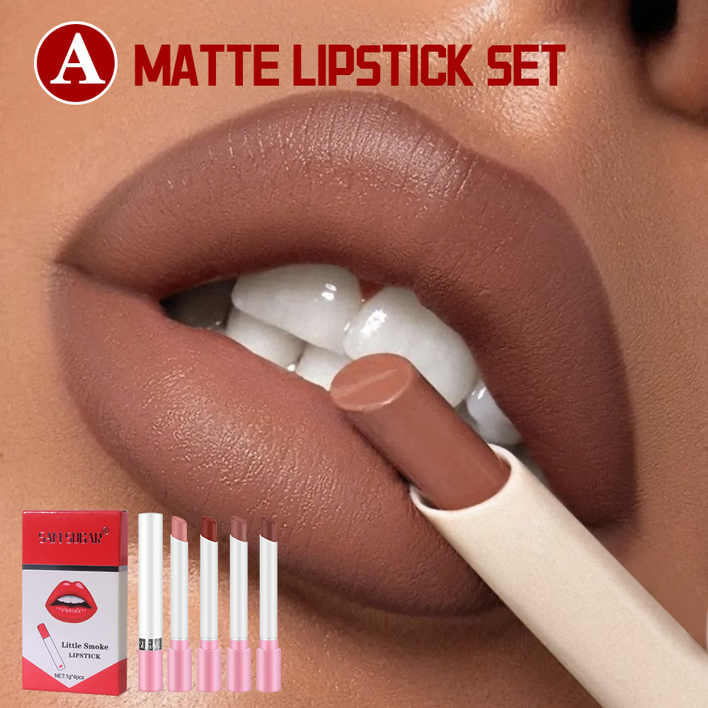 Sigaret lippenstift set 4-deli - Beauty Makeup Stores recensie en prijs