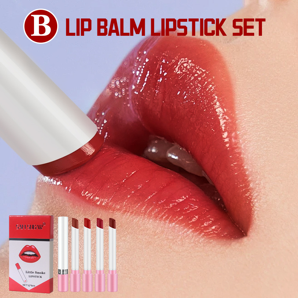 Sigaret lippenstift set 4-deli - Beauty Makeup Stores recensie en prijs