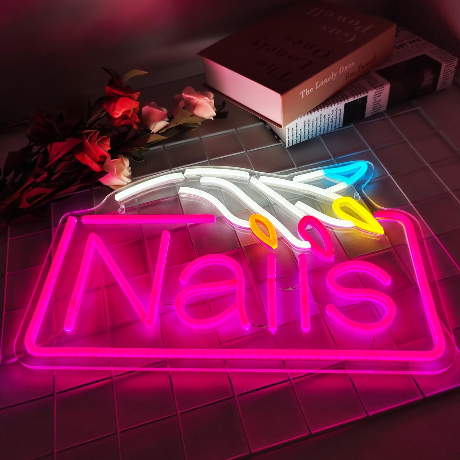 Nagels Neon Sign Business Wand - Beauty Makeup Stores recensie en prijs
