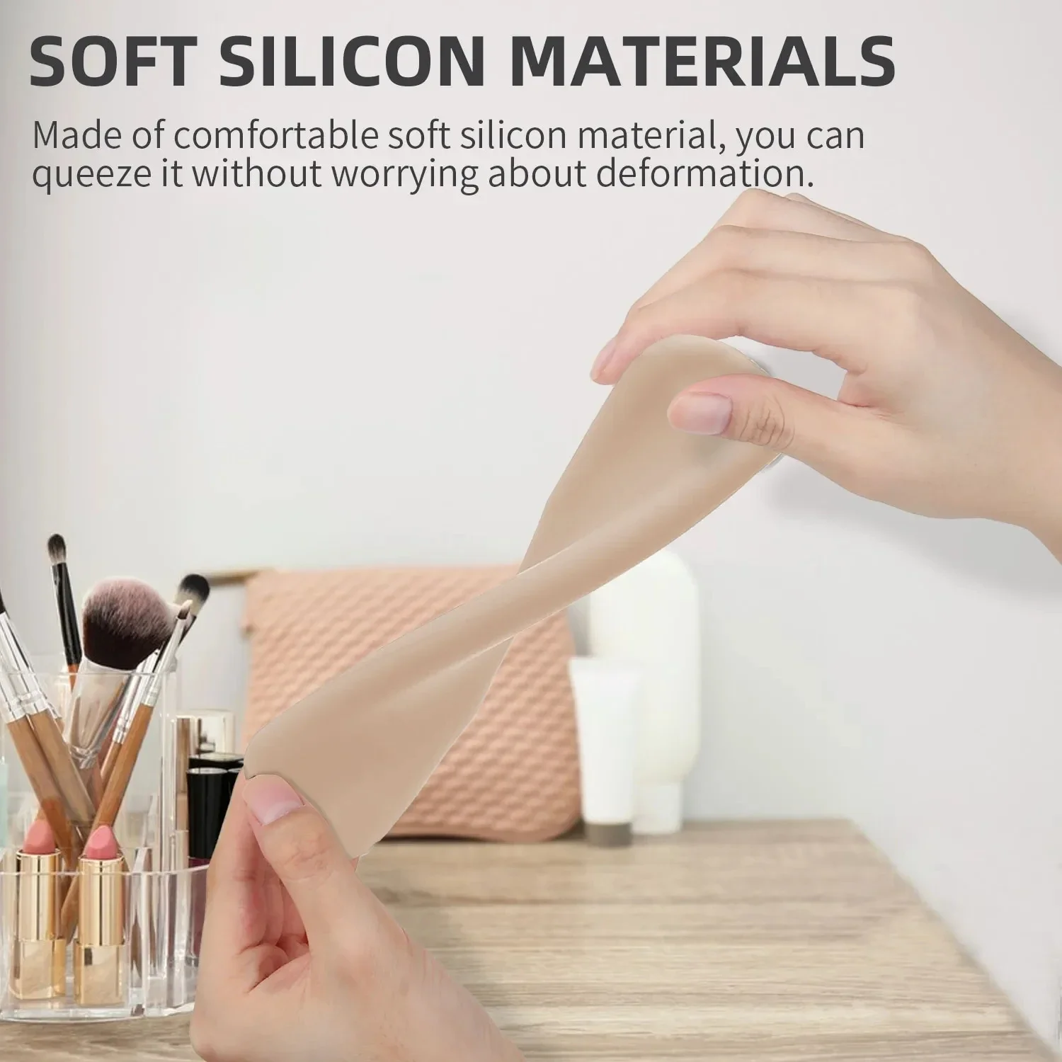 Reismake-upborstelhouder Silic - Beauty Makeup Women recensie en prijs