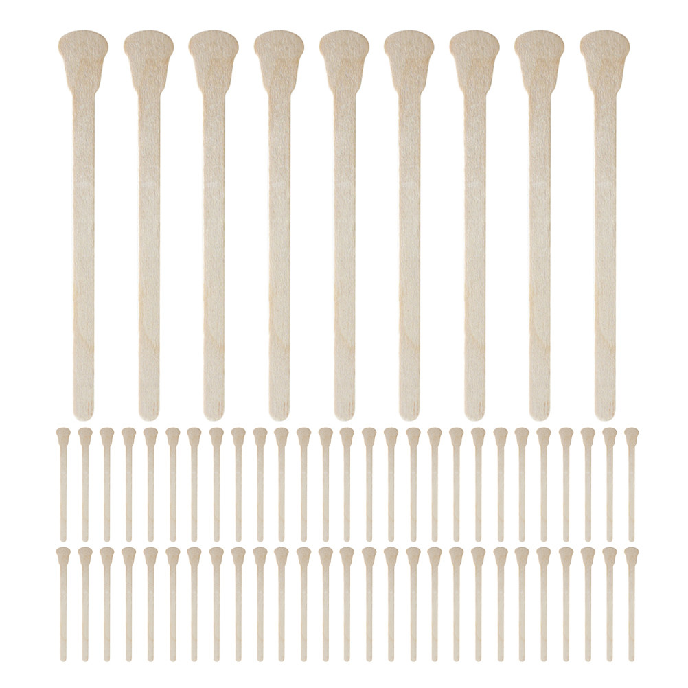 100 stuks stevige houten waxst - Beauty Makeup Lipstick recensie en prijs