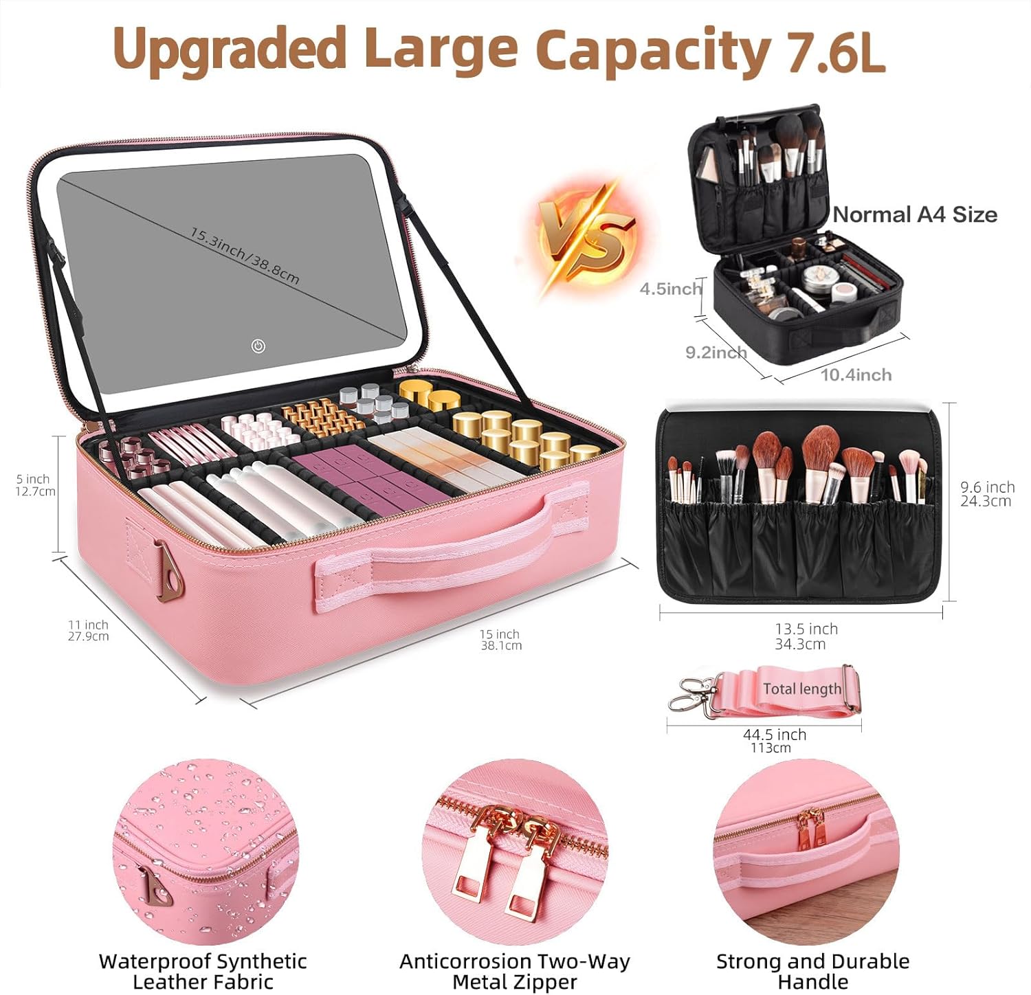 Grote capaciteit make-up tas 1 - Beauty Makeup Women recensie en prijs